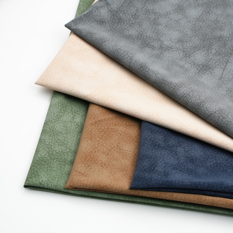 Soft And Smooth PU Synthetic Leather Fabric Selection for Clothing And Luggage