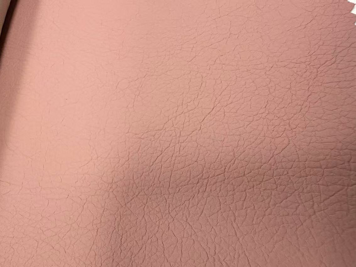 1.0mm Litchi Textured Leather PU Leather Artificial Leather for Furniture/Luggage/Shoes/Bags in Stock