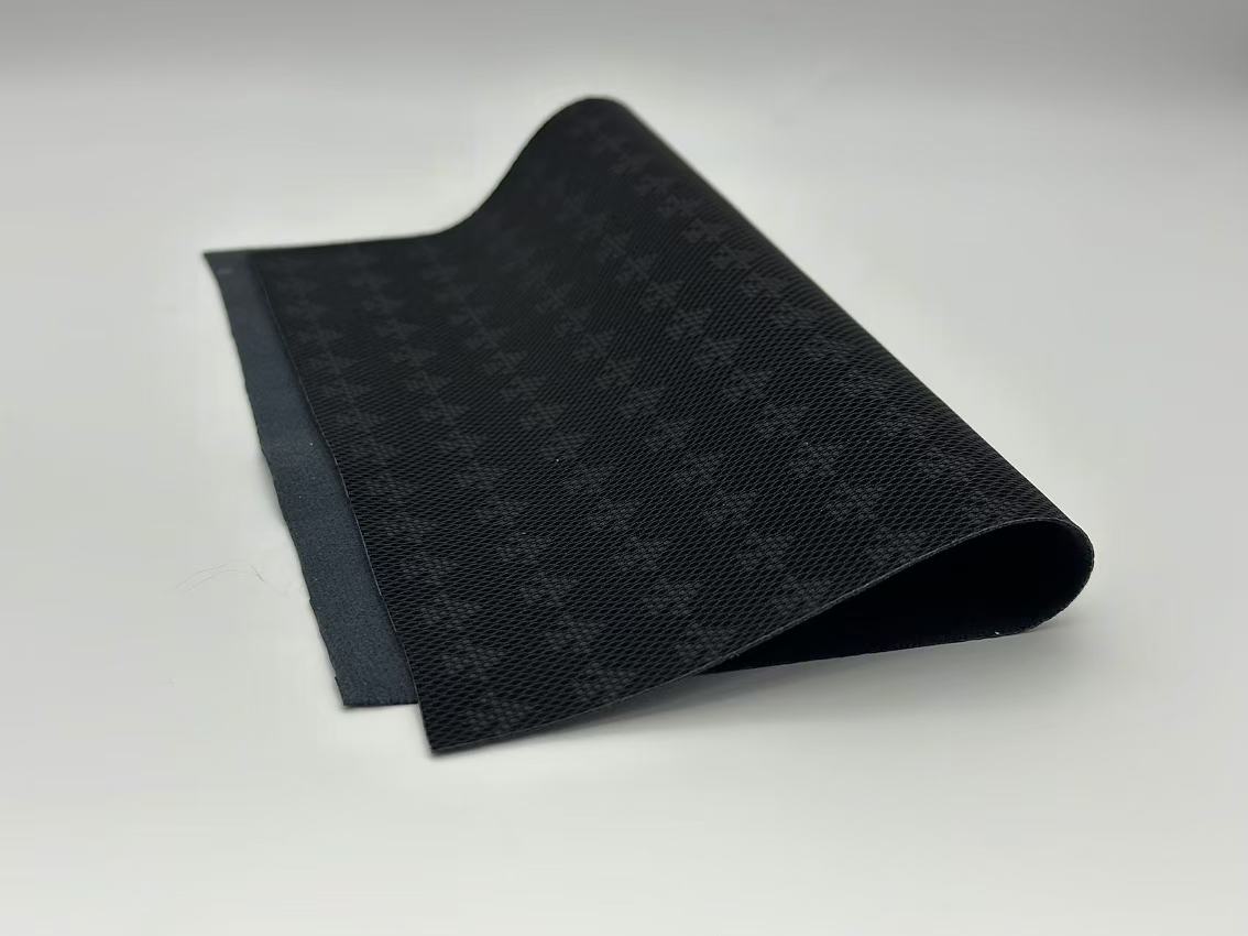 0.8mm 1mm 1.5mm textured PVC ABS leather for car dashboard cover leather